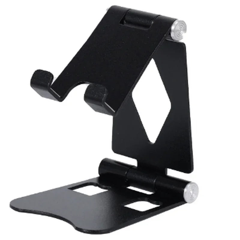 Dual Folding Phone Stand – Portable Desktop Holder Cradle Dock Compatible With All Phones & Tablets