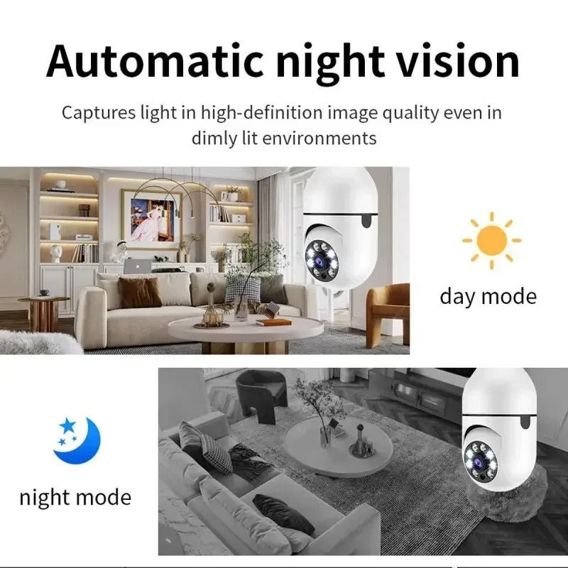 SmartLight 360 Security Camera – Wireless, 360 View, Motion Alerts & Night Vision