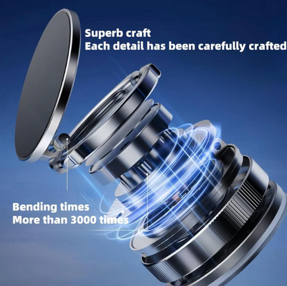 360° Rotating Magnetic Phone Mount with Vacuum Suction