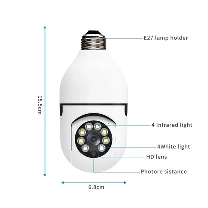 SmartLight 360 Security Camera – Wireless, 360 View, Motion Alerts & Night Vision