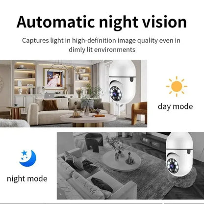 SmartLight 360 Security Camera – Wireless, 360 View, Motion Alerts & Night Vision